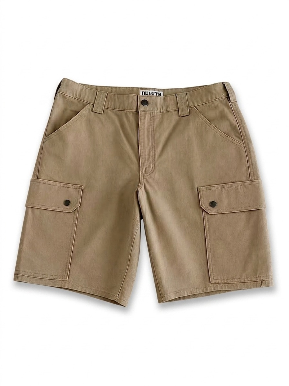 Duluth Trading Co Men's Cargo Shorts Khaki Tan Work Outdoor Utility Size 36
